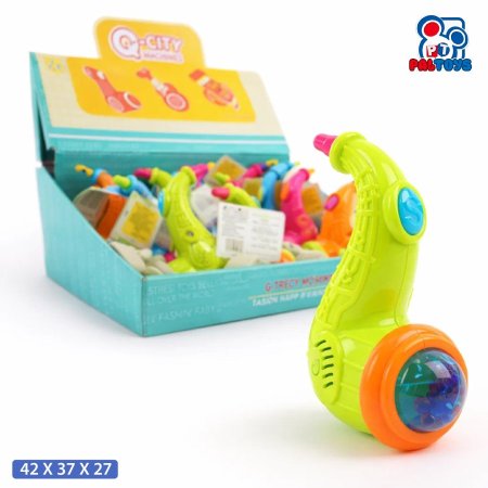 ستاند ساكسفون 1/12 بطارية صوت وإضاءة